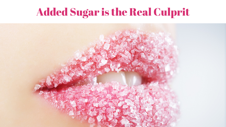 Added Sugar is the Real Culprit to Health Problems