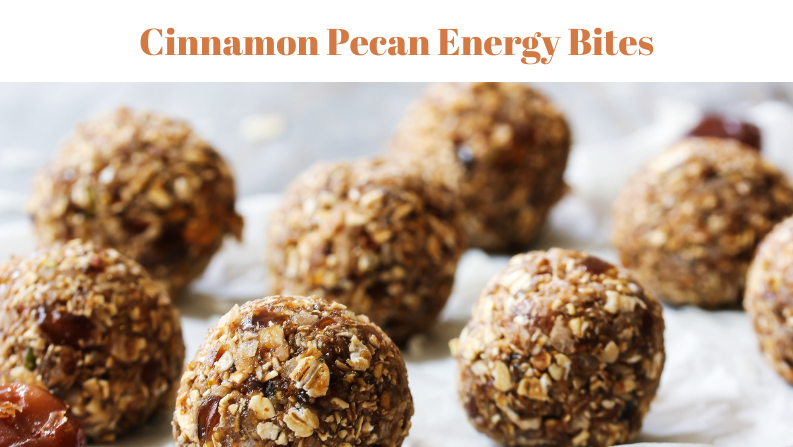 Cinnamon Pecan Energy Bites