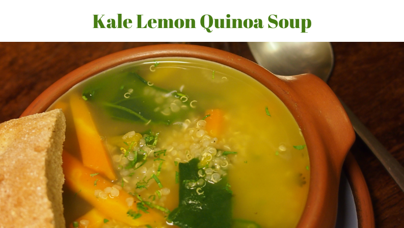 Kale Lemon Quinoa Soup